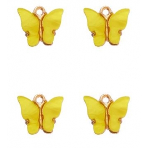 Bedel vlinder goud yellow, per stuk